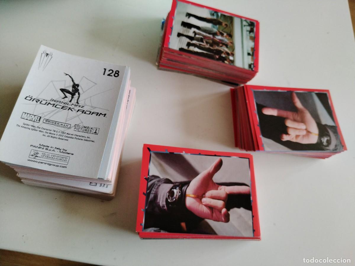 Collectable Antique Stickers: Te amazing Spider-Man -a&ntilde;o 2012- todos los cromos disponibles