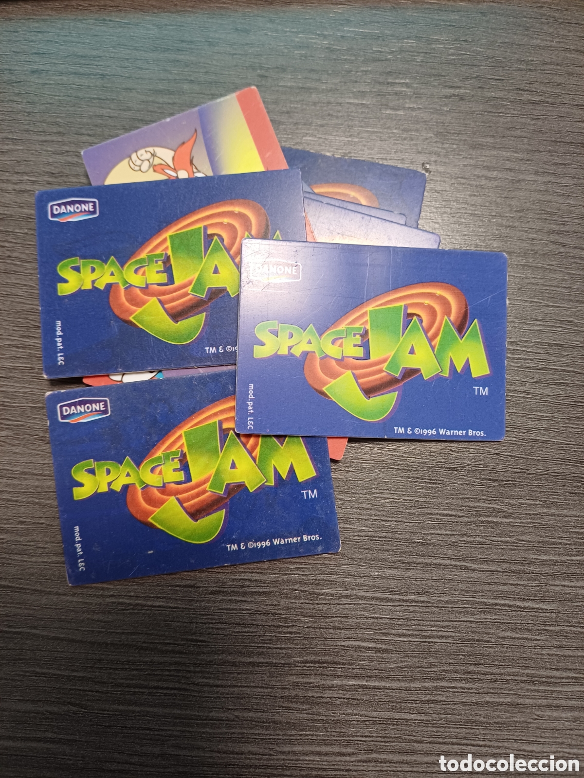 Coleccionismo cromos antiguos: 9 CROMOS TARJETAS SPACE JAM, DANONE, BUBS BUNNY - Foto 2