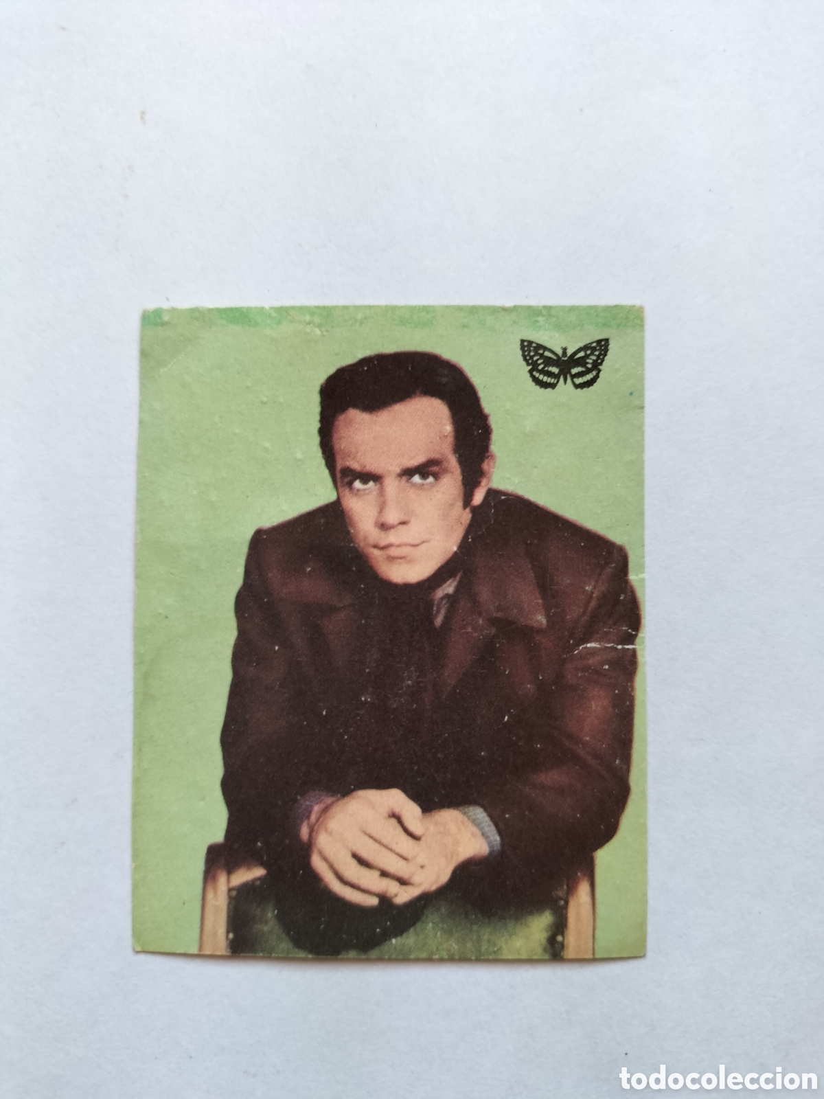 Coleccionismo cromos antiguos: Figuras de la T.V. Detergente Wilco. Pernell Roberts. - Foto 1