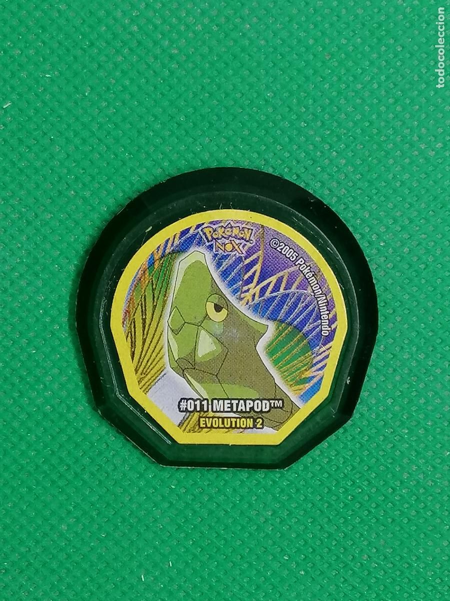 Coleccionismo cromos antiguos: 11 METAPOD POKEMON NOX NINTENDO 2005 - Foto 1