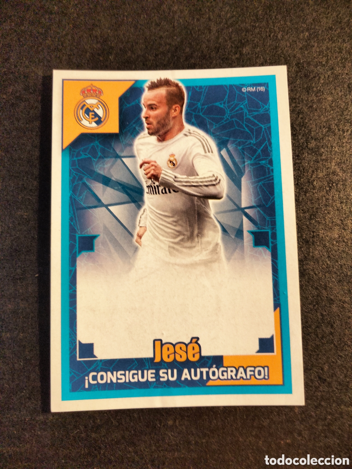 Collectionnisme Cartes &agrave; collectionner anciennes: JESE # 135 COLECCI&Oacute;N OFICIAL REAL MADRID 2015/16 NUEVO SIN PEGAR PANINI