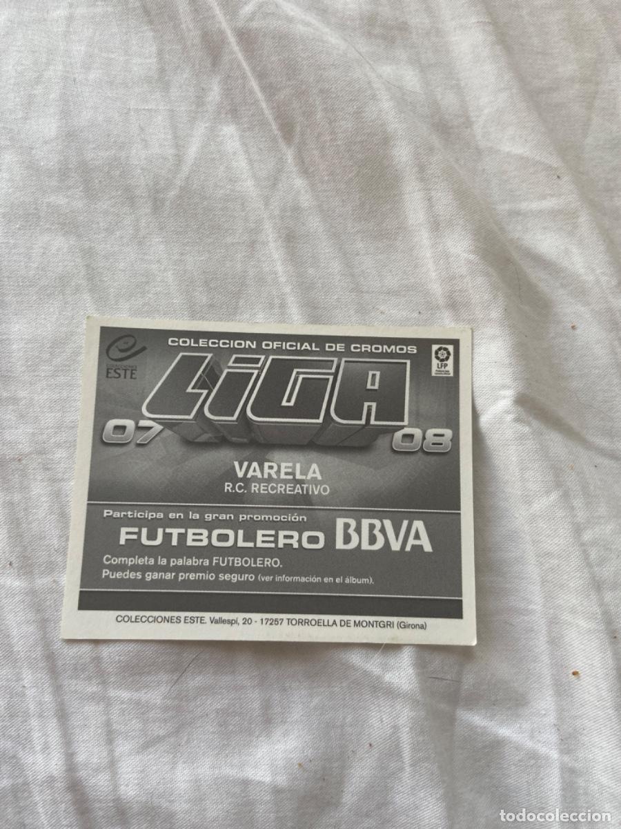 Coleccionismo cromos antiguos: Varela - Foto 2