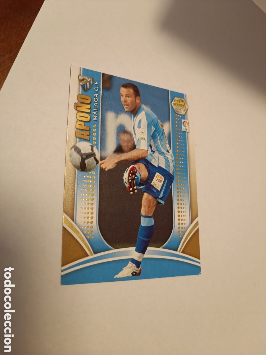 Coleccionismo Cromos antiguos: Cromo Apo&ntilde;o 09/10 (Serie oro) M&aacute;laga