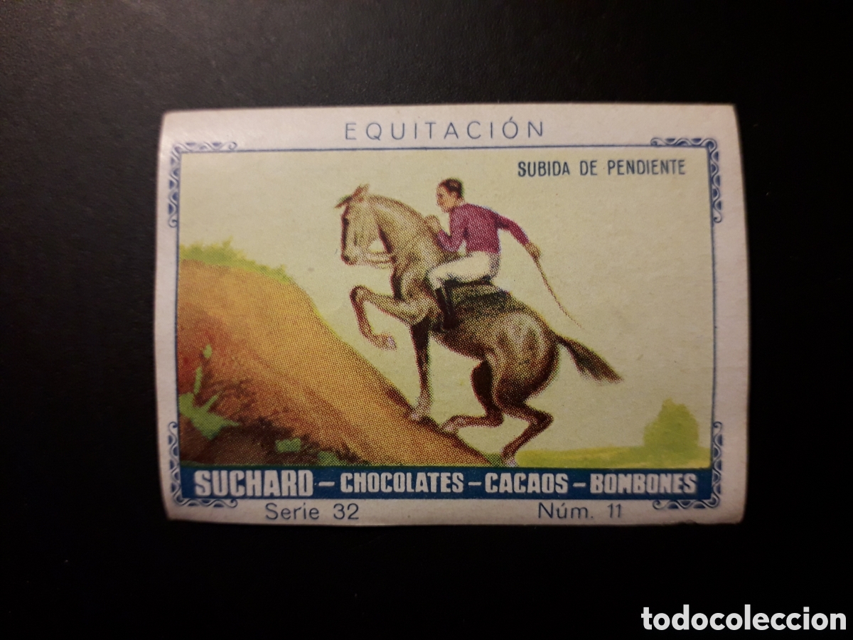Colecionismo Cromos antigos: EQUITACI&Oacute;N SERIE 32 N&deg; 11 ALBUM AZUL SUCHARD 1932 SIN PEGAR. PEDIDO M&Iacute;NIMO 3&euro;