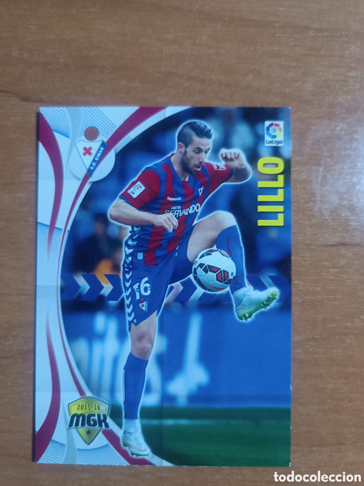 Coleccionismo cromos antiguos: Lillo 171 Eibar - Megacracks 2015 2016 15 16 - Foto 1