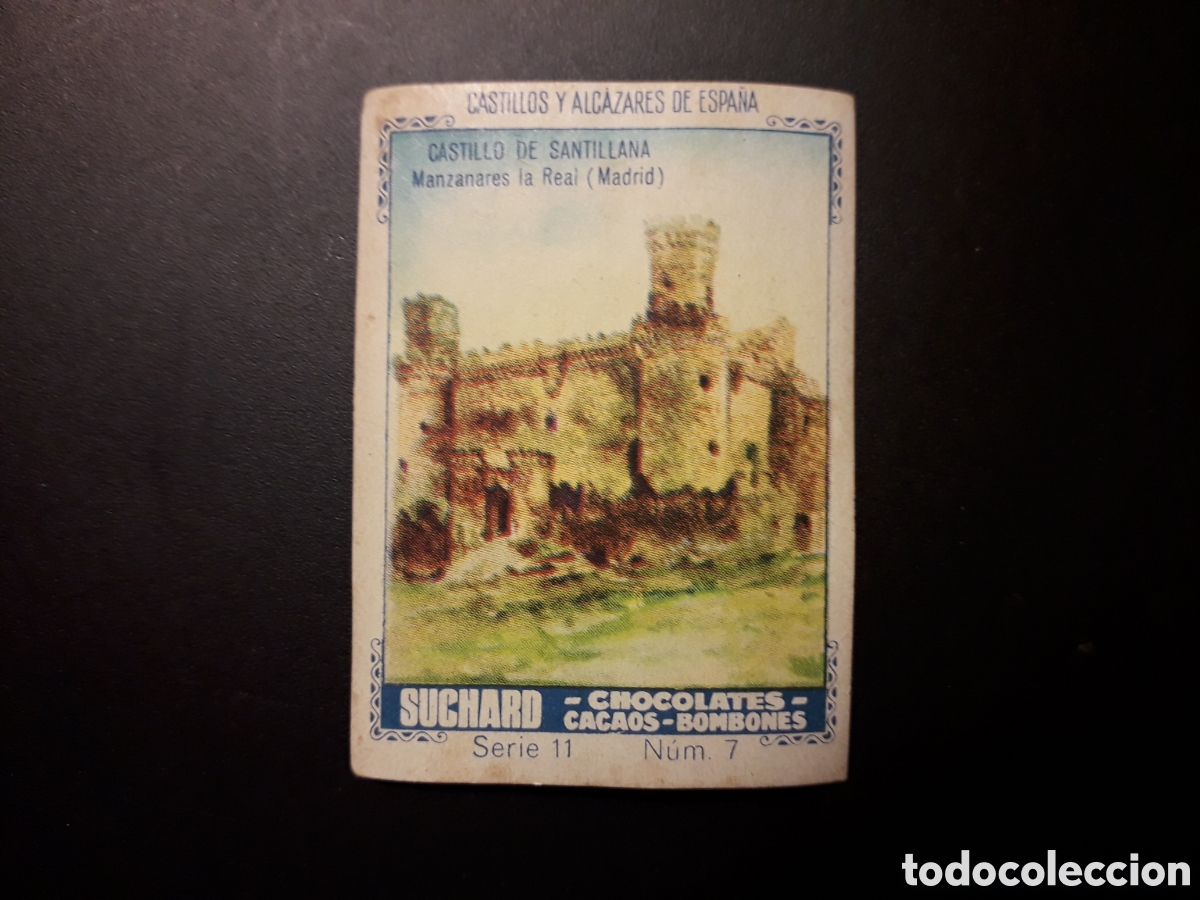 Colecionismo Cromos antigos: CASTILLO DE MANZANARES, CASTILLOS, SERIE 11 N&deg; 7 ALBUM AZUL SUCHARD 1932 SIN PEGAR. PEDIDO M&Iacute;NIMO 3&euro;