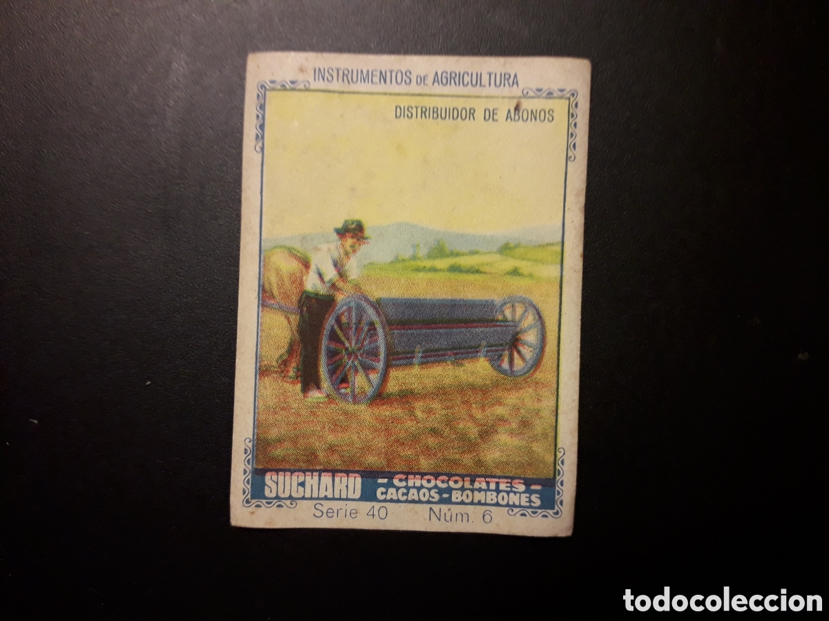Colecionismo Cromos antigos: AGRICULTURA SERIE 40 N&deg; 6 ALBUM AZUL SUCHARD 1932 SIN PEGAR. PEDIDO M&Iacute;NIMO 3&euro;