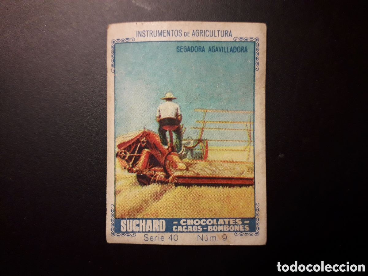 Colecionismo Cromos antigos: AGRICULTURA SERIE 40 N&deg; 9 ALBUM AZUL SUCHARD 1932 SIN PEGAR. PEDIDO M&Iacute;NIMO 3&euro;