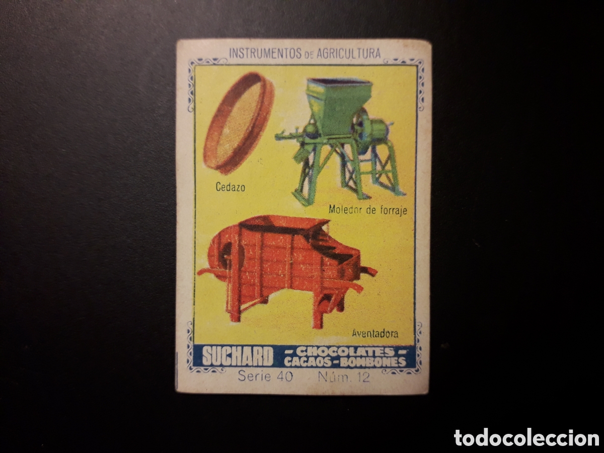 Colecionismo Cromos antigos: AGRICULTURA SERIE 40 N&deg; 12 ALBUM AZUL SUCHARD 1932 SIN PEGAR. PEDIDO M&Iacute;NIMO 3&euro;