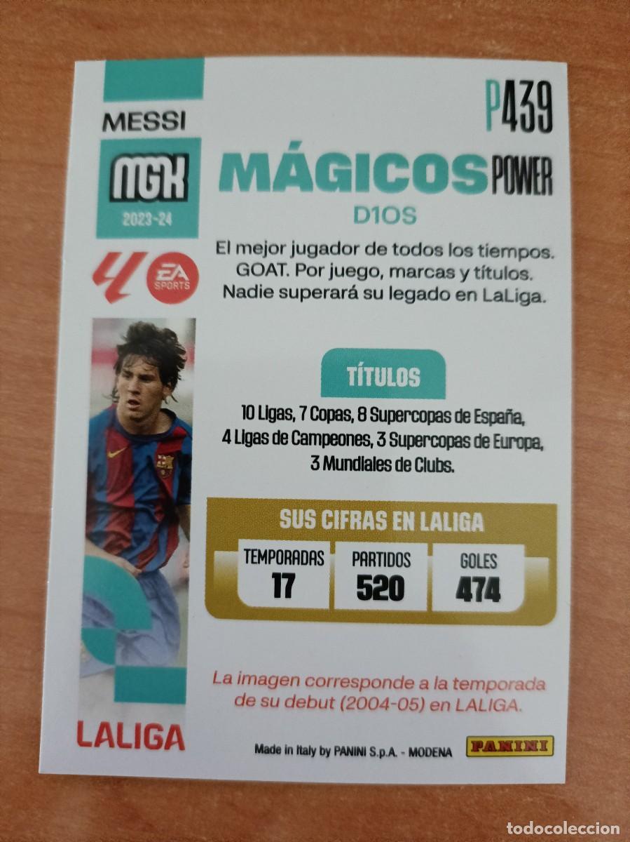 Coleccionismo cromos antiguos: messi 23 24, barcelona - Foto 2