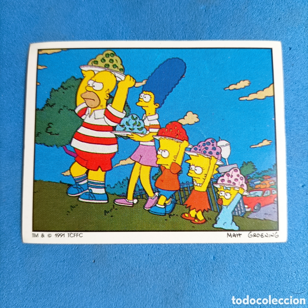 Coleccionismo cromos antiguos: THE SIMPSONS. PANINI 1991 - №105 - Foto 1