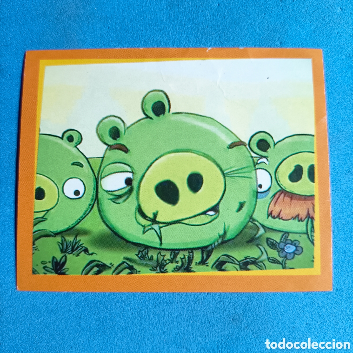 Coleccionismo cromos antiguos: CROMO PEGATINA. E-MAX 2012. ANGRY BIRDS. №6 - Foto 1