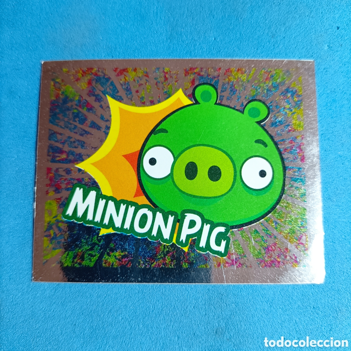 Coleccionismo cromos antiguos: CROMO PEGATINA. E-MAX 2012. ANGRY BIRDS. №57 - Foto 1