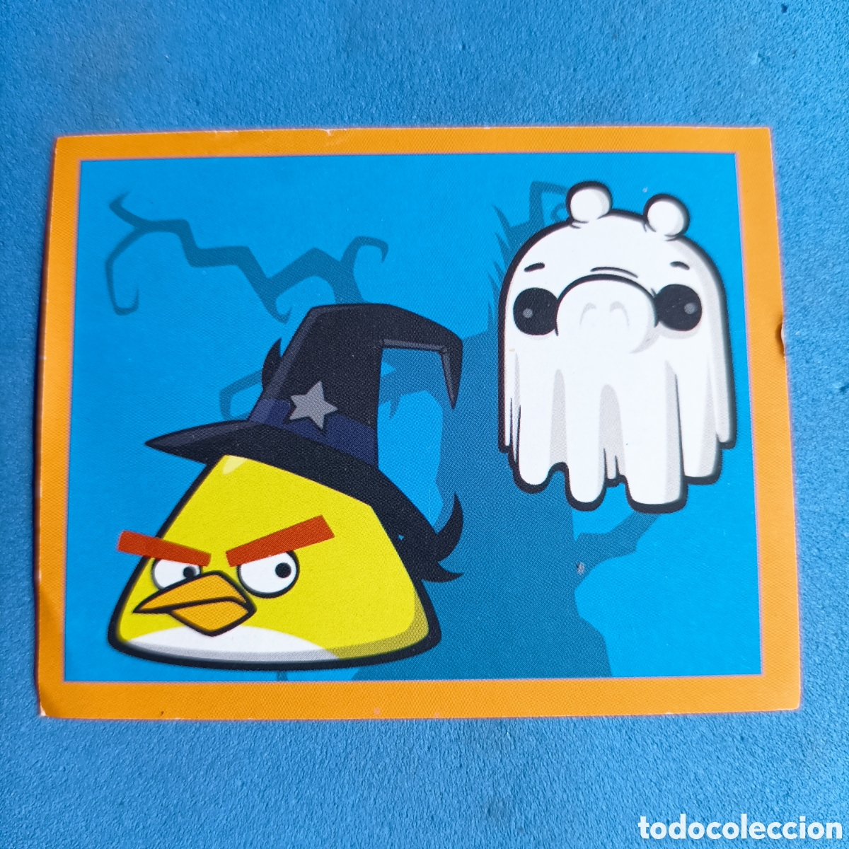 Coleccionismo cromos antiguos: CROMO PEGATINA. E-MAX 2012. ANGRY BIRDS. №93 - Foto 1