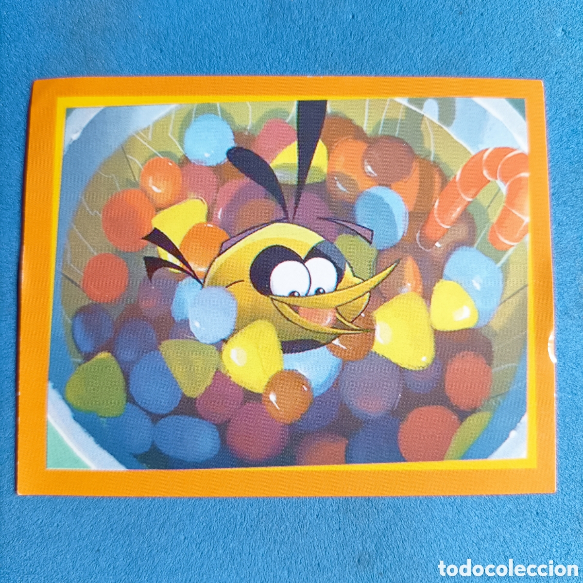 Coleccionismo cromos antiguos: CROMO PEGATINA. E-MAX 2012. ANGRY BIRDS. №70 - Foto 1