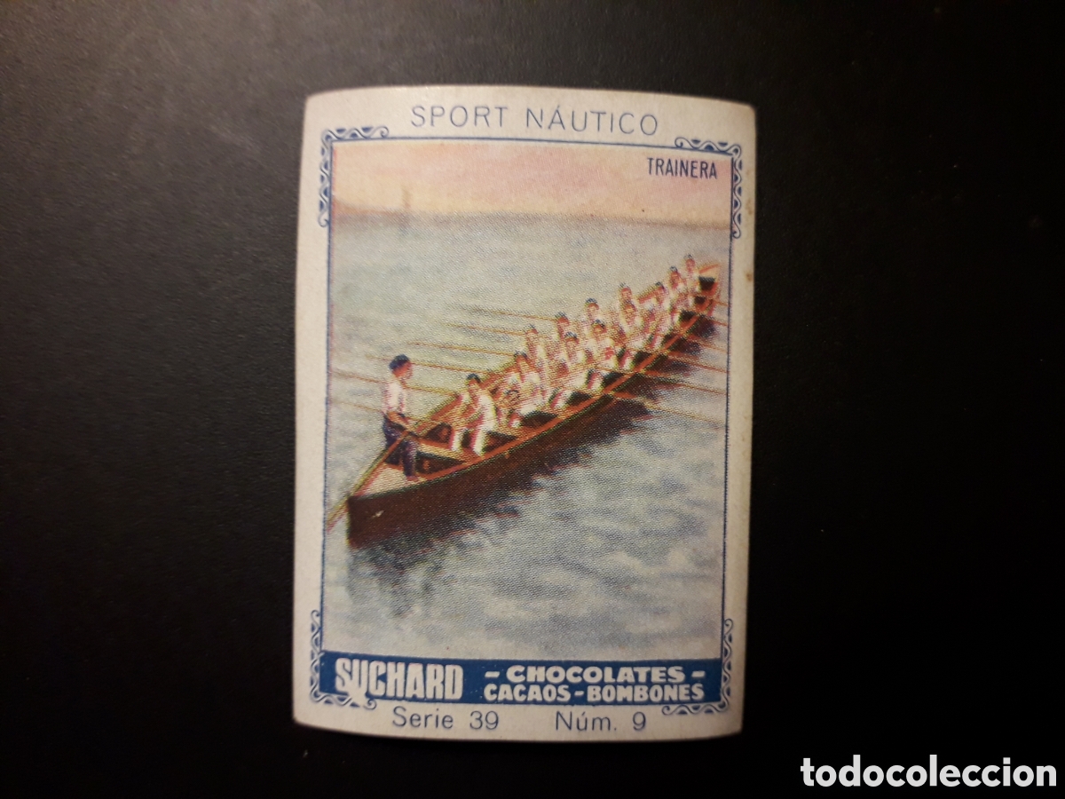 Colecionismo Cromos antigos: DEPORTES N&Aacute;UTICOS SERIE 39 N&deg; 9 ALBUM AZUL SUCHARD 1932 SIN PEGAR. PEDIDO M&Iacute;NIMO 3&euro;