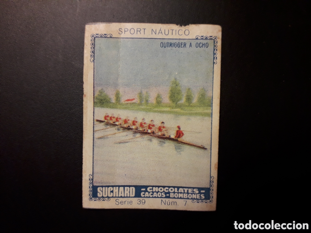 Colecionismo Cromos antigos: DEPORTES N&Aacute;UTICOS SERIE 39 N&deg; 7 ALBUM AZUL SUCHARD 1932 SIN PEGAR. PEDIDO M&Iacute;NIMO 3&euro;