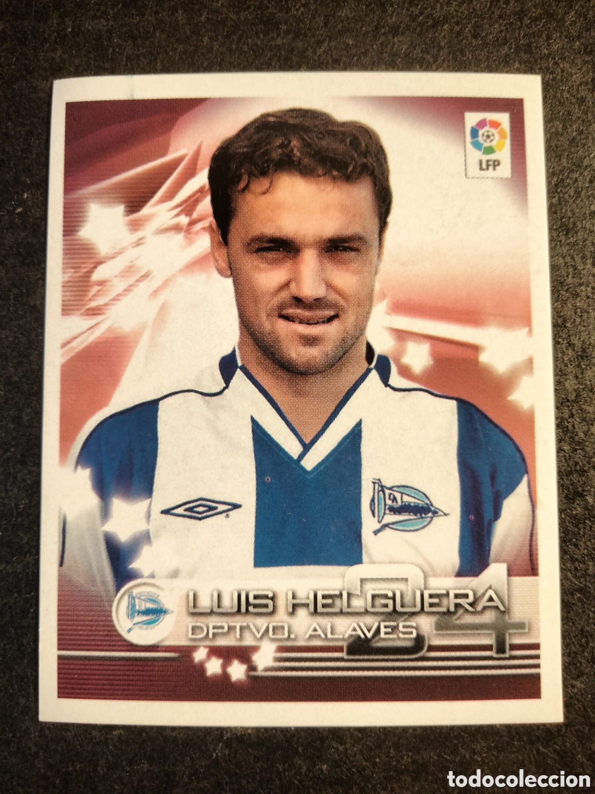 Collectionnisme Cartes &agrave; collectionner anciennes: LUIS HELGUERA # 56 DEPORTIVO ALAVES SUPERLIGA DE ESTRELLAS PANINI 2002/03 NUEVO SIN PEGAR