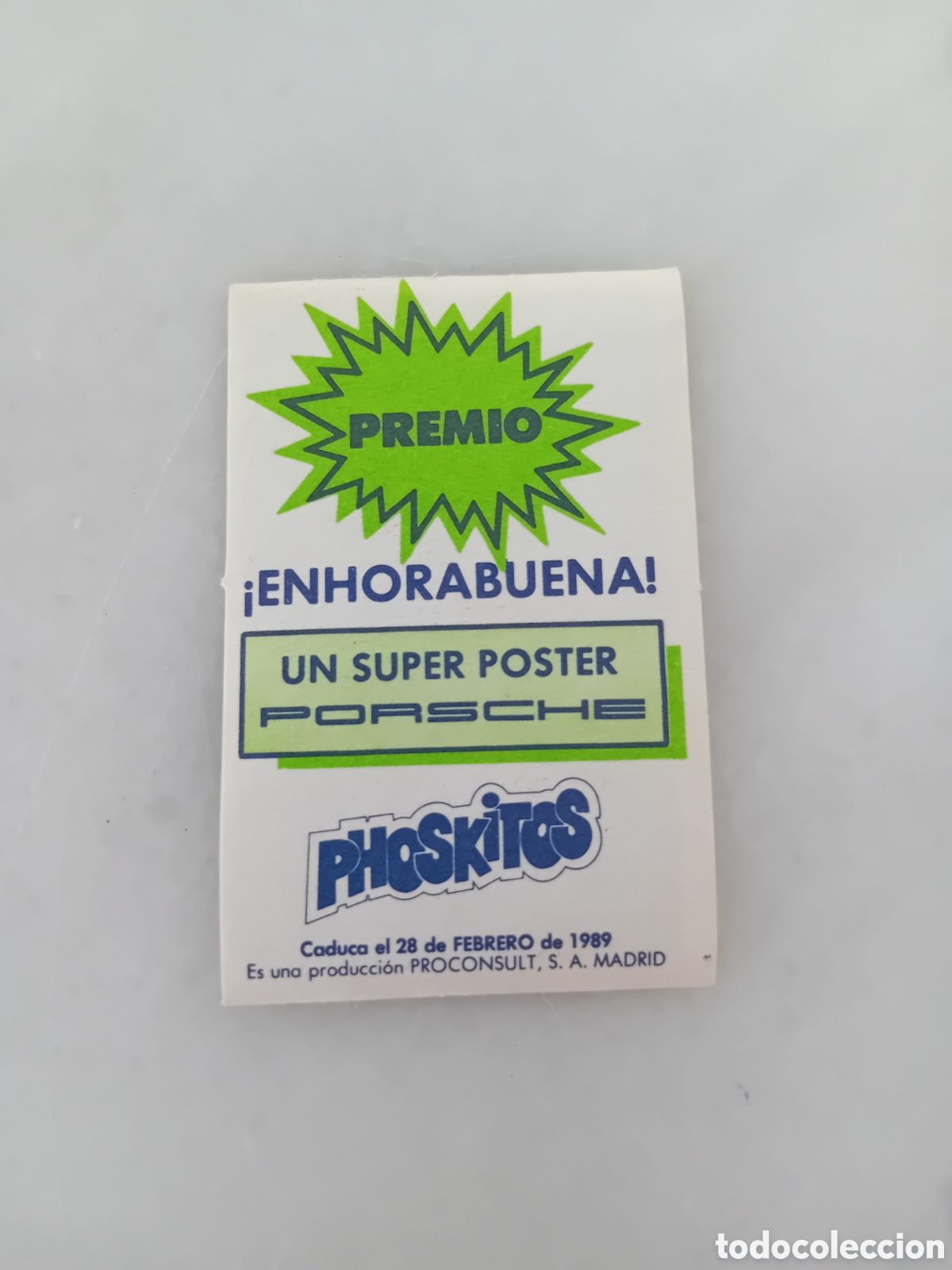 Coleccionismo cromos antiguos: cromo phoskitos porsche premio - Foto 2