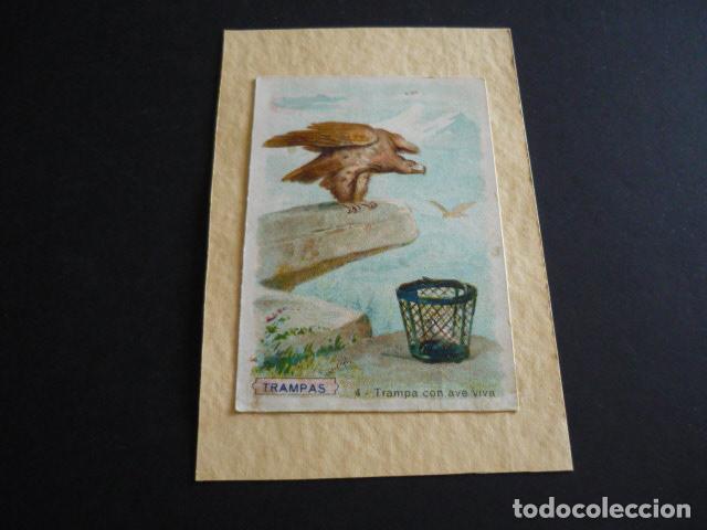 Collectable Antique Stickers: CROMO A&Ntilde;OS 20 30 TRAMPA CON AVE VIVA