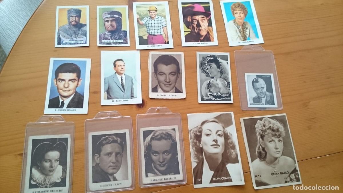 Coleccionismo cromos antiguos: 15 CROMOS DIFERENTES DE ACTRICES Y ACTORES - Foto 1