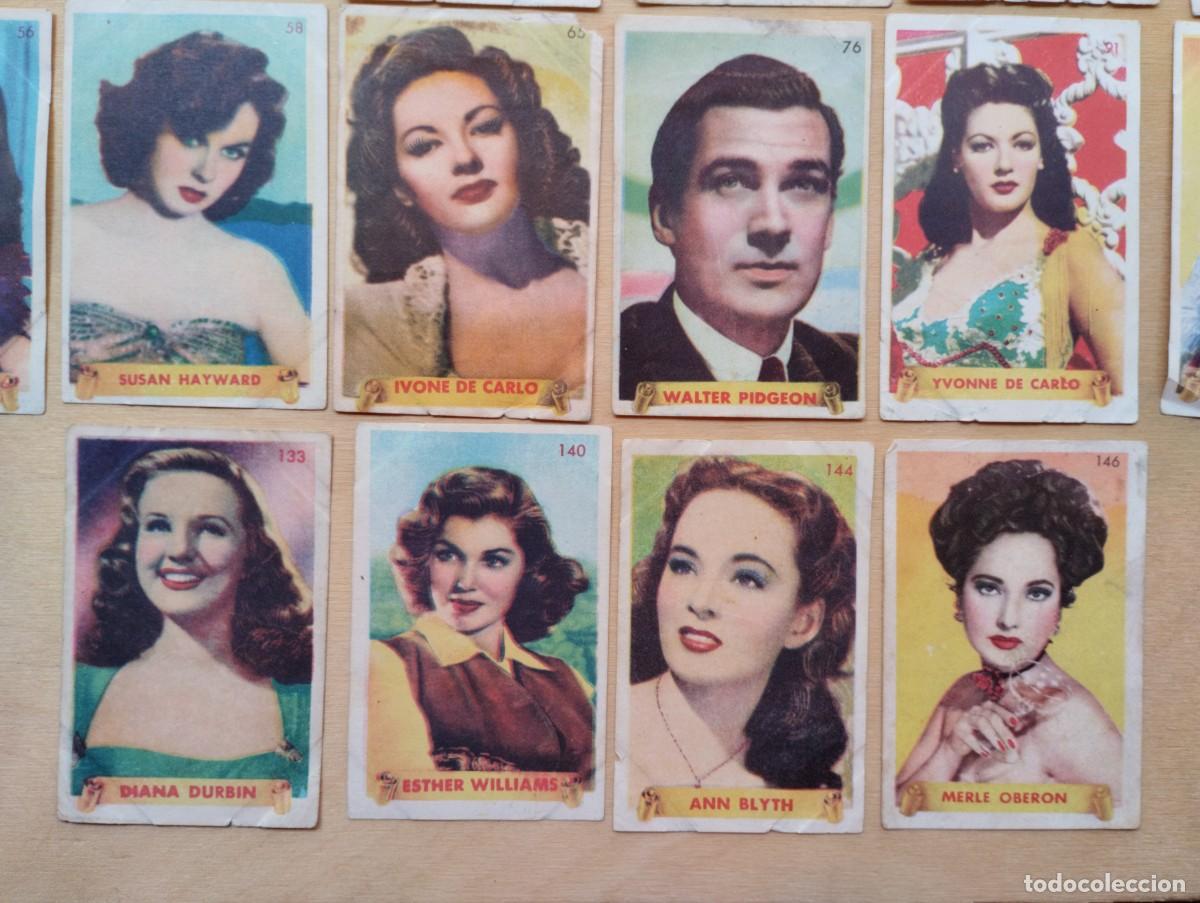 Coleccionismo cromos antiguos: Lote de cromos antiguos de actrices y actores - Foto 5