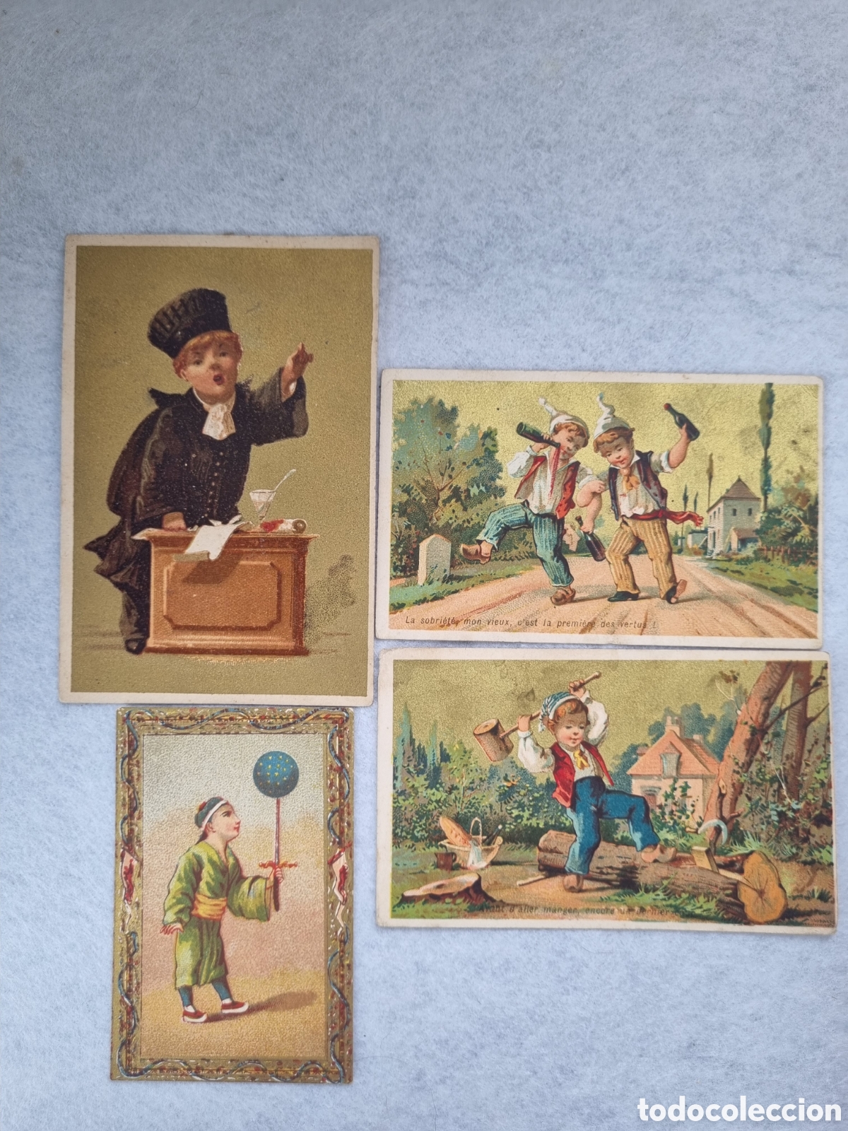Coleccionismo cromos antiguos: Cromos chocolate 1880 1889 P1 - Foto 1