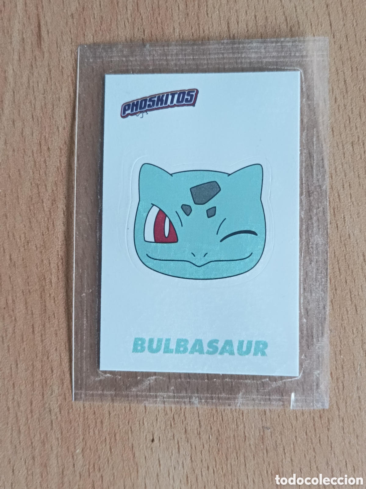 Coleccionismo cromos antiguos: PHOSKITOS POKEMON BULBASAUR - Foto 1