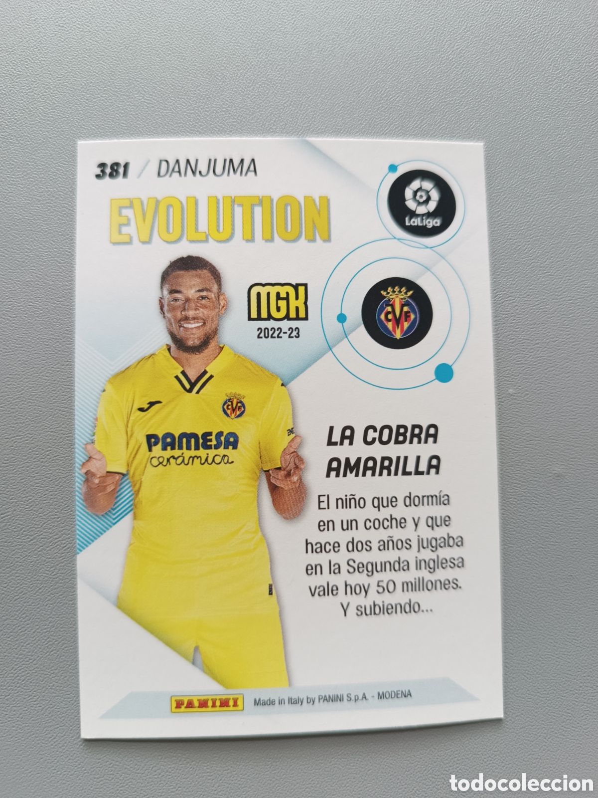 Coleccionismo cromos antiguos: Danjuma 381 Evolution - Megacracks 2022 2023 22 23 - Foto 2