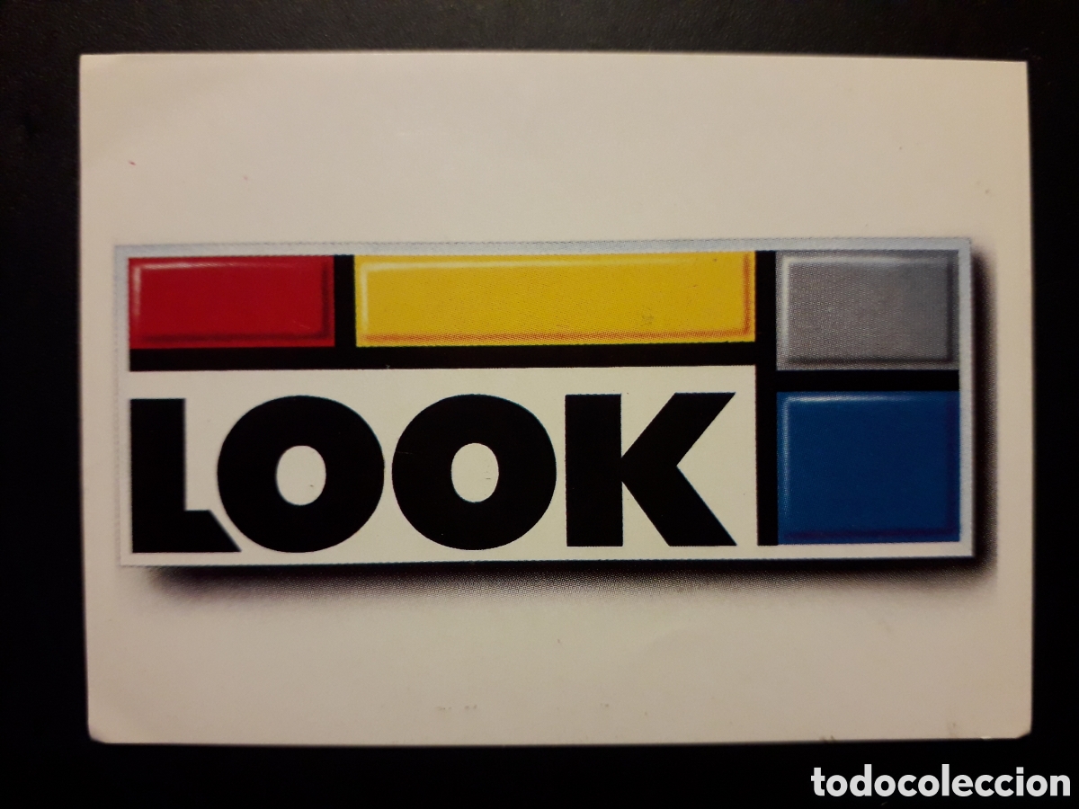 Collectable Antique Stickers: LOOK, MARCA MAN&Iacute;A ED ESTE 1986 N&deg; 21 1987 SIN PEGAR. PEDIDO M&Iacute;NIMO 3&euro;