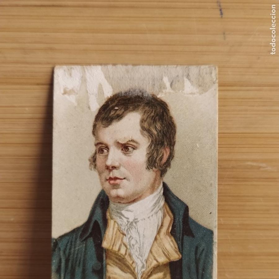 robert burns - chocolate evaristo juncosa - cro - Buy Antique stickers ...