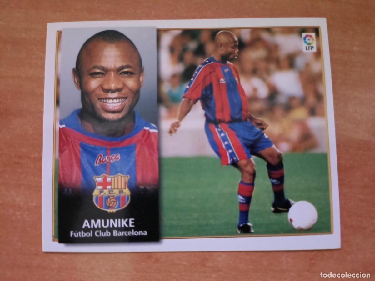 Coleccionismo cromos antiguos: amunike. liga 1998 99 - Foto 1