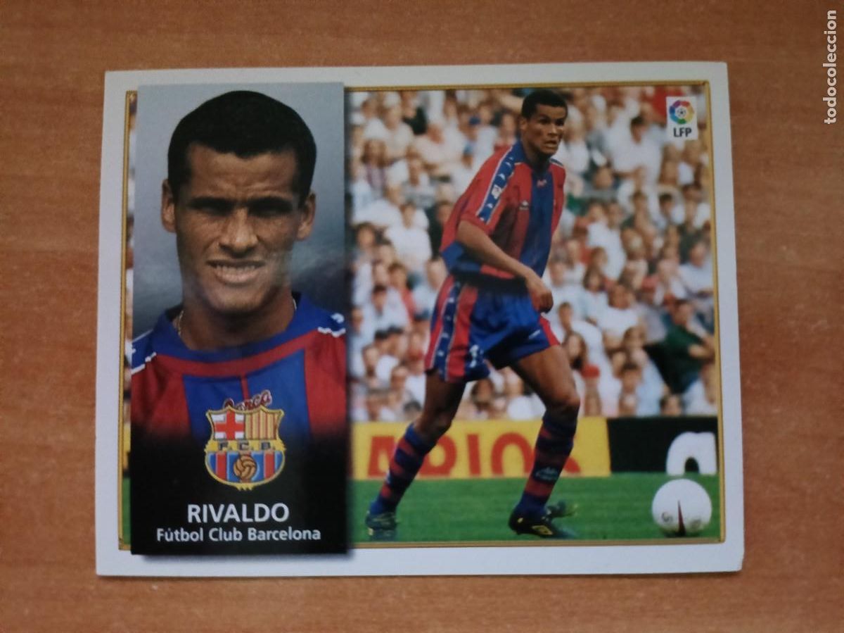 Coleccionismo cromos antiguos: rivaldo liga 98 99 - Foto 1
