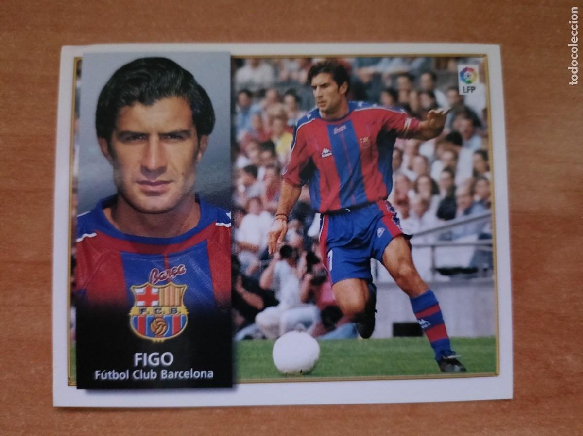 Coleccionismo cromos antiguos: figo liga 98 99 - Foto 1