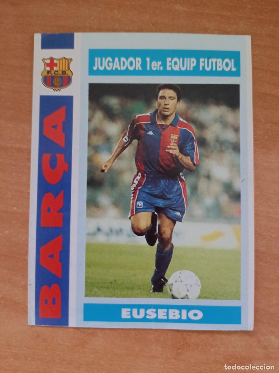 Coleccionismo cromos antiguos: eusebio bar&ccedil;a 92 93 - Foto 1