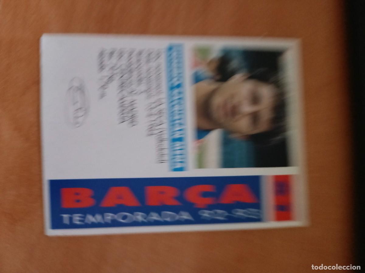 Coleccionismo cromos antiguos: eusebio bar&ccedil;a 92 93 - Foto 2