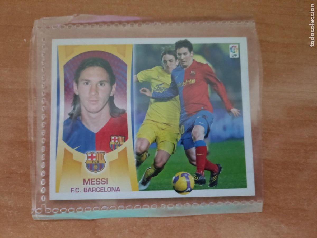 Coleccionismo cromos antiguos: messi, liga 2009 10. - Foto 1