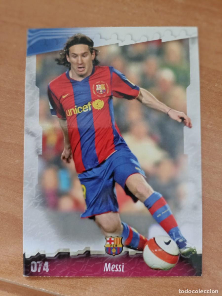 Coleccionismo cromos antiguos: messi liga 2009 barcelona - Foto 1