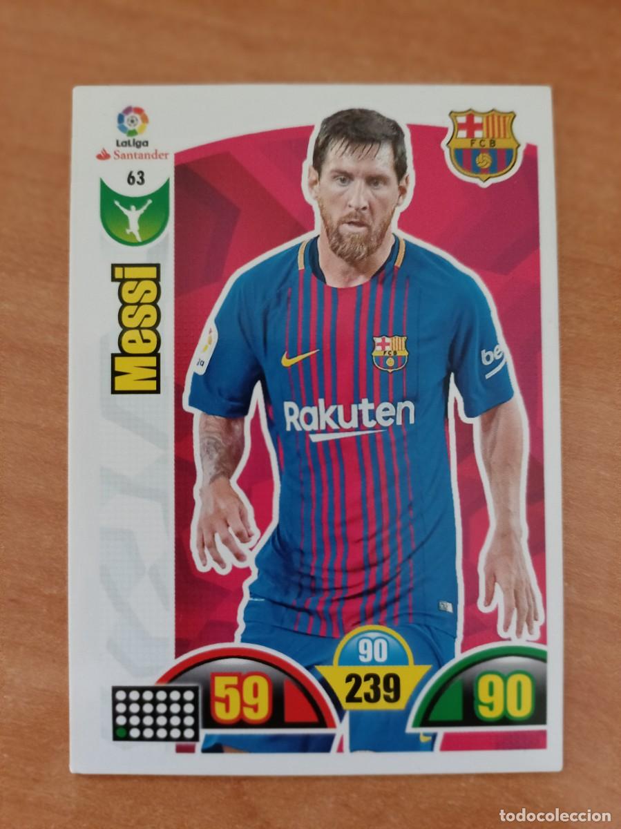 Coleccionismo cromos antiguos: messi adrenalyn 17 18 - Foto 1
