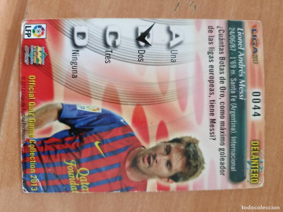 Coleccionismo cromos antiguos: messi 2013, mundicromo - Foto 2