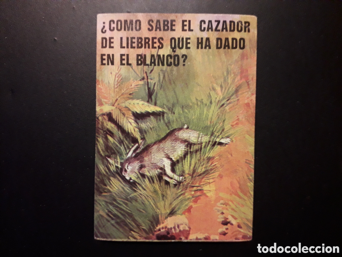 Collectable Antique Stickers: CAZA, EL PORQU&Eacute; DE LAS COSAS 3 BIMBO 1972 N&deg; 12 SIN PEGAR, MANCHAS EN TRASERA. PEDIDO M&Iacute;NIMO 3&euro;