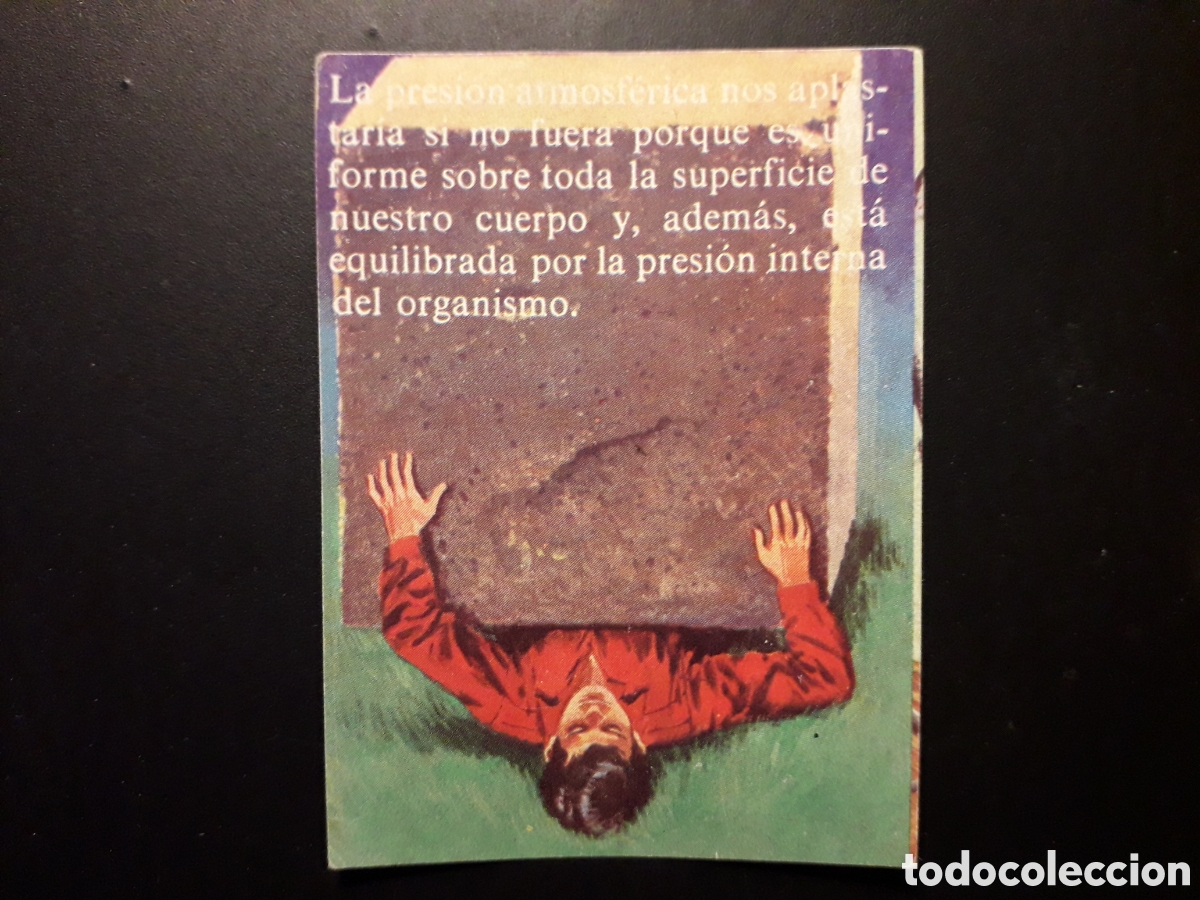Collectable Antique Stickers: PRESI&Oacute;N ATMOSF&Eacute;RICA EL PORQU&Eacute; DE LAS COSAS 3 BIMBO 1972 N&deg; 20 SIN PEGAR. PEDIDO M&Iacute;NIMO 3&euro;.