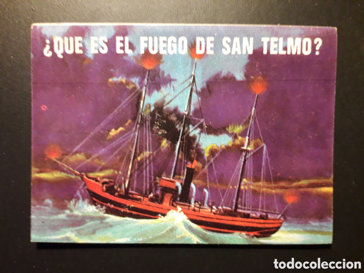 Collectable Antique Stickers: FUEGO DE SAN TELMO, EL PORQU&Eacute; DE LAS COSAS 3 BIMBO 1972 N&deg; 24 SIN PEGAR. PEDIDO M&Iacute;NIMO 3&euro;
