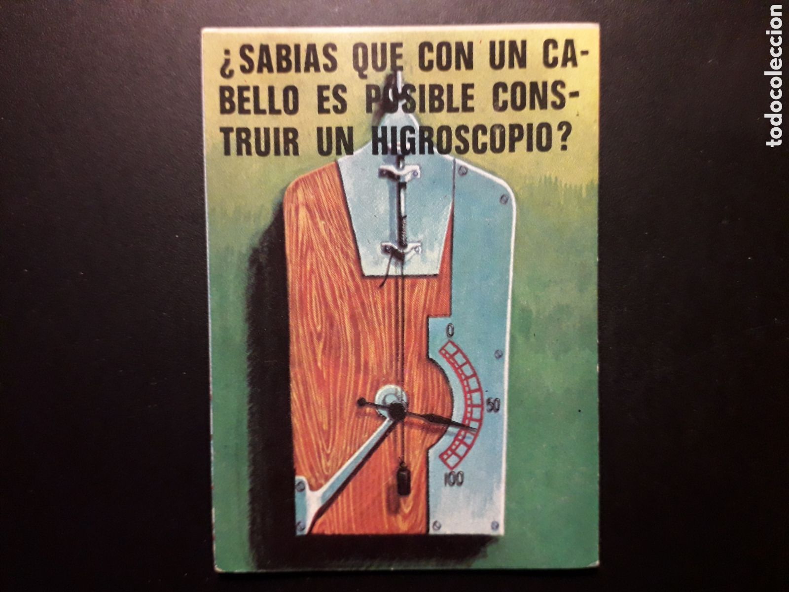 Collectable Antique Stickers: HIGROSCOPIO, EL PORQU&Eacute; DE LAS COSAS 3 BIMBO 1972 N&deg; 27 SIN PEGAR. PEDIDO M&Iacute;NIMO 3&euro;