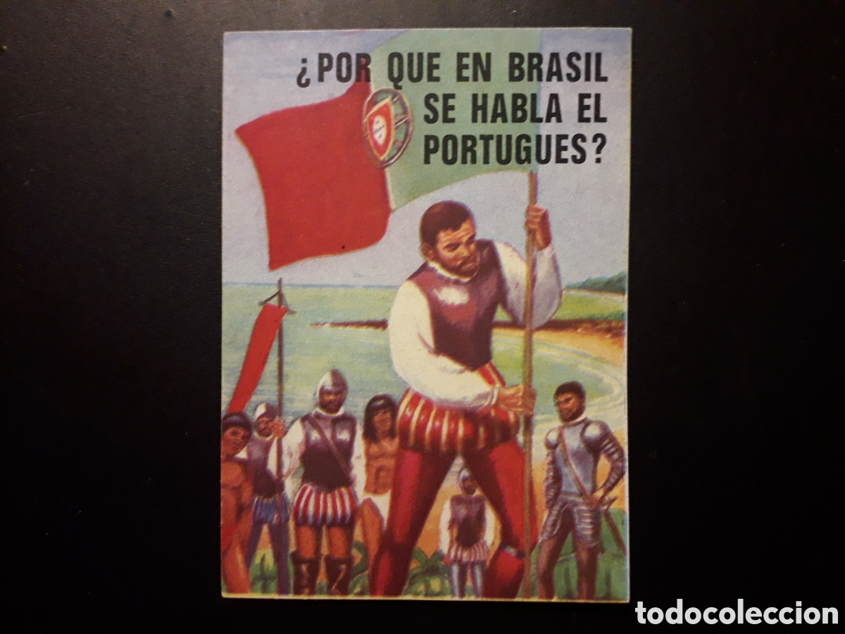 Collectable Antique Stickers: PORTUGU&Eacute;S EN BRASIL, EL PORQU&Eacute; DE LAS COSAS 3 BIMBO 1972 N&deg; 32 SIN PEGAR. PEDIDO M&Iacute;NIMO 3&euro;.