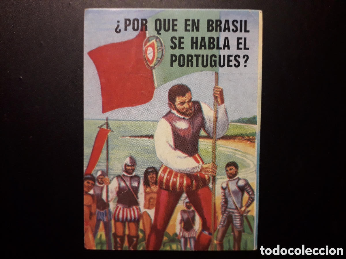 Collectable Antique Stickers: PORTUGU&Eacute;S EN BRASIL, EL PORQU&Eacute; DE LAS COSAS 3 BIMBO 1972 N&deg; 32 SIN PEGAR. PEDIDO M&Iacute;NIMO 3&euro;