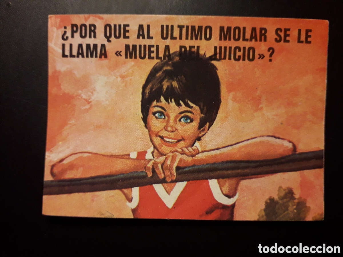 Collectable Antique Stickers: MUELA DEL JUICIO, EL PORQU&Eacute; DE LAS COSAS 3 BIMBO 1972 N&deg; 44 SIN PEGAR. PEDIDO M&Iacute;NIMO 3&euro;