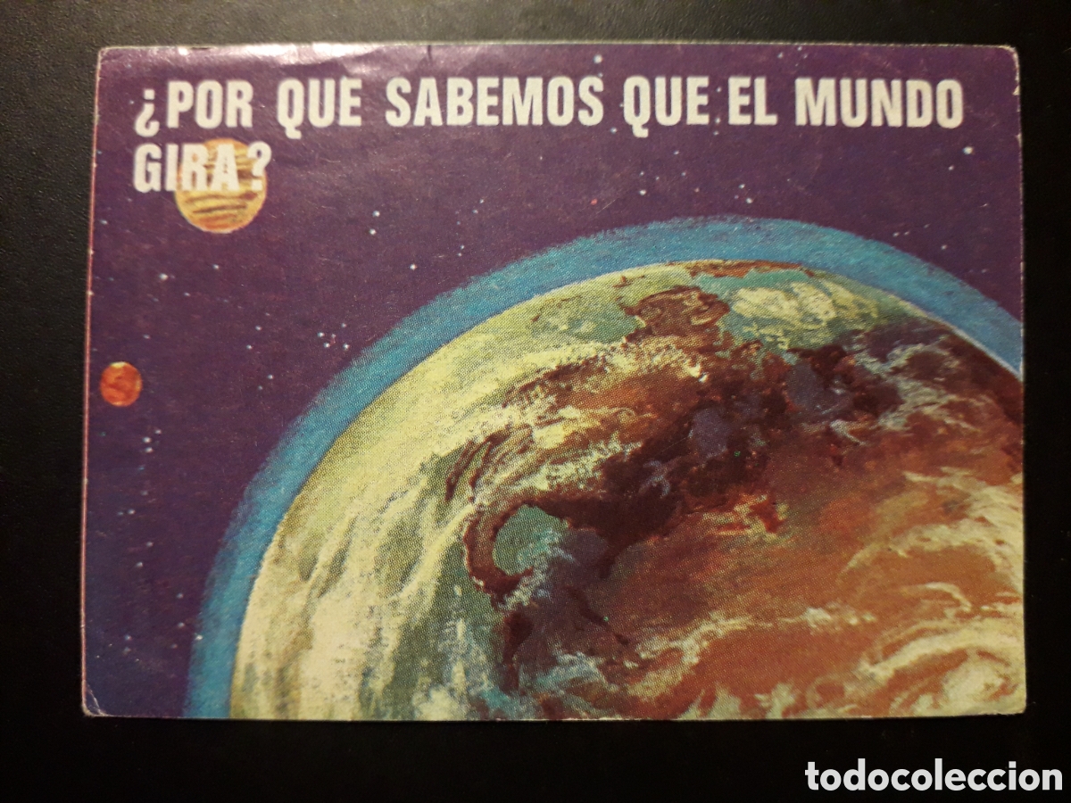 Collectable Antique Stickers: PLANETA TIERRA, EL PORQU&Eacute; DE LAS COSAS 3 BIMBO 1972 N&deg; 46 SIN PEGAR. PEDIDO M&Iacute;NIMO 3&euro;.