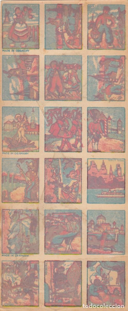 Coleccionismo cromos antiguos: 3 LAMINAS DE CROMOS SIN RECORTAR. - Foto 3
