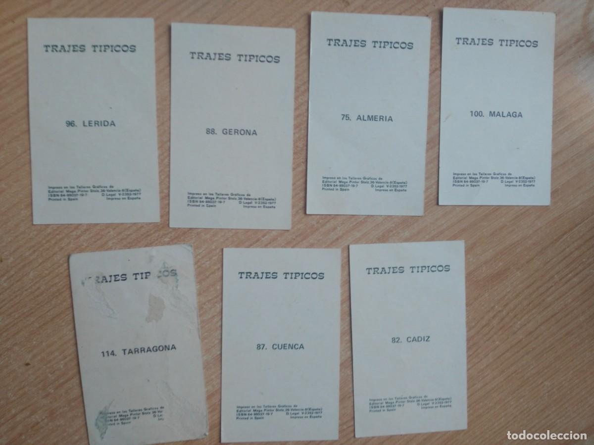 Coleccionismo cromos antiguos: CROMOS TRAJES TIPICOS UNO DESPEGADO - Foto 2
